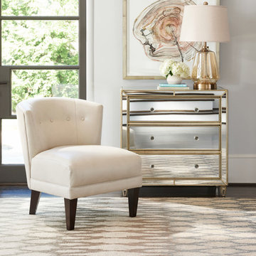 Nolita Premier Stationary Chair by La-Z-Boy shown in white