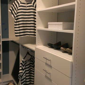 Tampa Model Home Master Bedoom Closet System