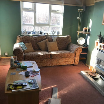 Low budget painting / new flooring- BEFORE
