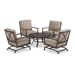 Palermo 5 Piece Chat Set - Outdoor Lounge Sets