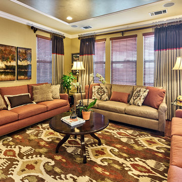 Warm and Cozy Family Room