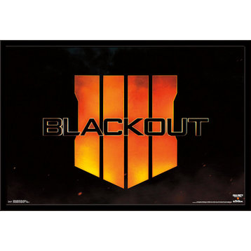 Call of Duty: Black Ops 4 Blackout Poster, Black Framed Version