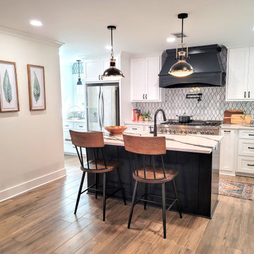 Black and White Kitchen Remodel