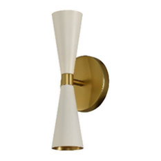 Kalco, Milo 2 Light ADA Wall Bracket, White