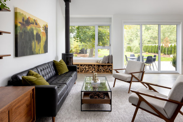 Contemporary Living Room by Dory Azar Architect Inc.