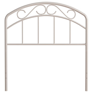 Hillsdale Jolie Metal Twin Size Headboard With Arched Scroll Design