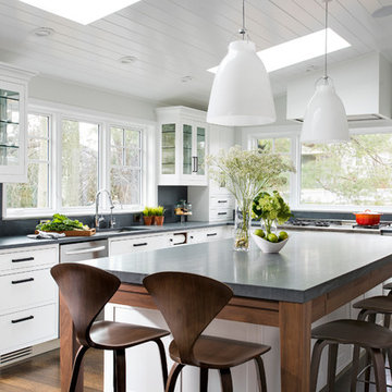 White and Walnut in Westchester