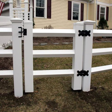 Vinyl Post and Rail