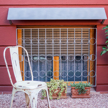 Jardín adosado