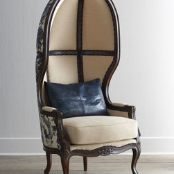 Massoud "Blue Ming" Balloon Chair - Armchairs And Accent Chairs