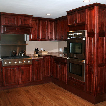 Wellborn Forest Rustic Maple Kitchen