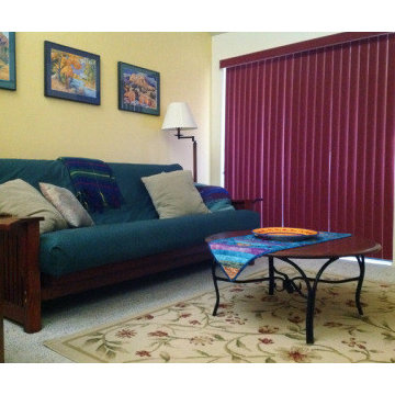 Futon Sofa Bed Set Package with Frame, Mattress, & Cover