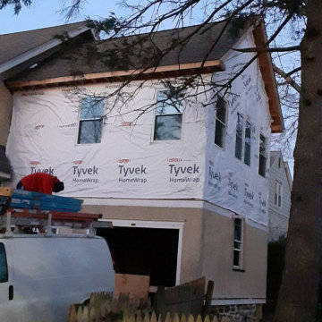 Hardiplank Installation and Addition above garage