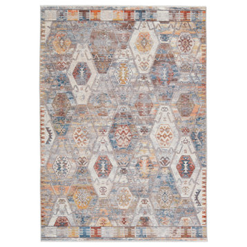 Vibe by Jaipur Living Strata Medallion Multicolor/Ivory Area Rug, 3'x12'