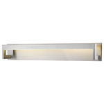 Z-Lite - Z-Lite 1925-37V-BN-LED Linc - 37" 28.5W 1 LED Bath Vanity - A slender horizontal silhouette draws the eye in aLinc 37" 28.5W 1 LED Brushed Nickel Frost *UL Approved: YES Energy Star Qualified: n/a ADA Certified: n/a  *Number of Lights: Lamp: 1-*Wattage:28.5w LED bulb(s) *Bulb Included:Yes *Bulb Type:LED *Finish Type:Brushed Nickel