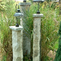 Hand Split Reclaimed Granite Post(s) Used in Landscapes - Products