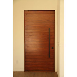 MULTUS- MULTI HORIZONTAL PLANK WOOD EXTERIOR DOOR - Windows And Doors