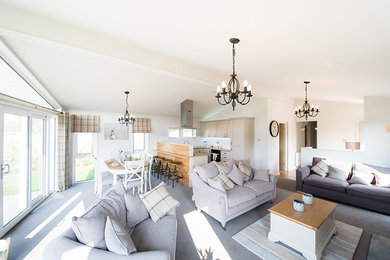 Inspiration for a contemporary living room in Other.