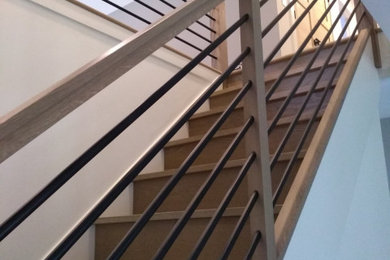 Design ideas for a modern staircase in Chicago.