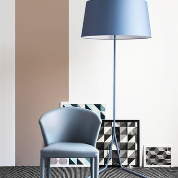 Sextans Floor Lamp and Amelie Chair