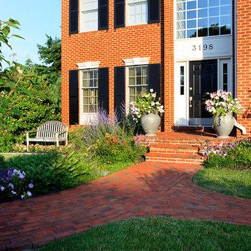 Front Yard Landscape Design in Herndon, Virginia