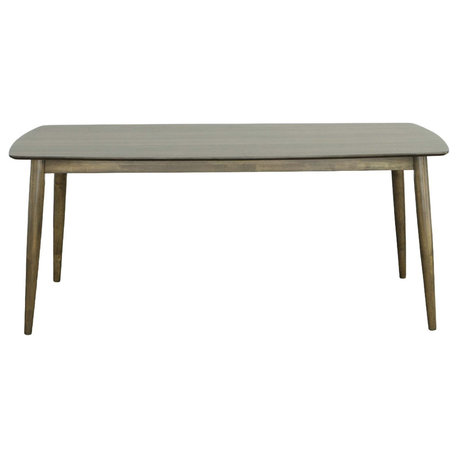 Noda Dining Table, Walnut Ale Brown