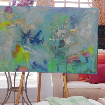 Art - Original Abstract Painting, 48 X 30
