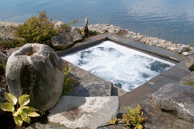 Inspiration for an eclectic pool in Seattle.