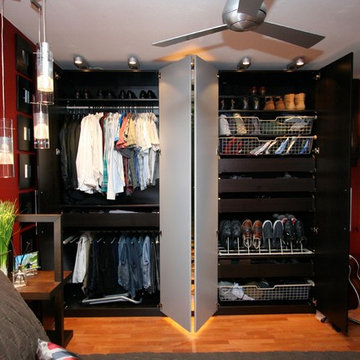 Robeson Design PAX Wardrobe System from IKEA offers Modern Storage Solutions