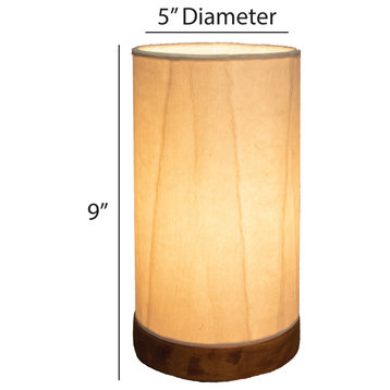 Paper Cylinder Lamp Mini Glacier