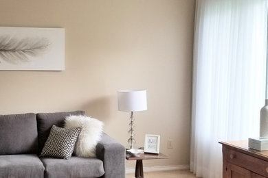 Living room - transitional living room idea in Toronto