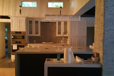 Trendy home design photo in Miami
