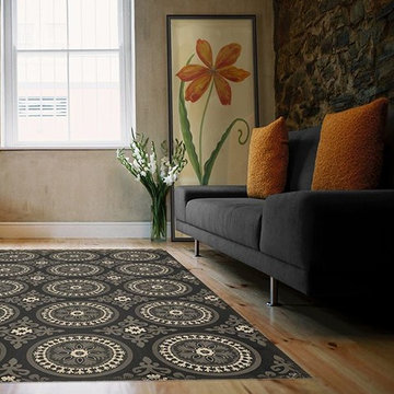 Pattern 43 Karma vinyl floor cloth