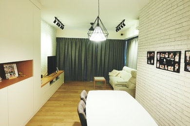 Danish dining room photo in Singapore