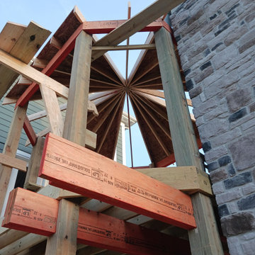 Union | 2-Story Covered Octagon Custom Deck