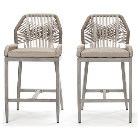 UFE 25' Counter Height Indoor/Outdoor Weather Proof Bar Stool 2-Pieces