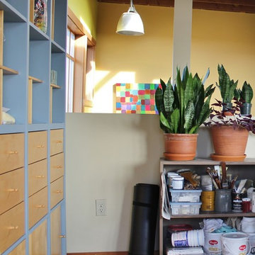 My Houzz: A "Big Beige Box" Becomes a Colorful Live/Work Home