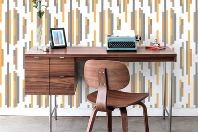 Design ideas for a modern home office in New York.