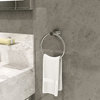 Dia Hand Towel Ring with Mounting Hardware, Chrome