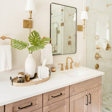 White Oak Master Bathroom