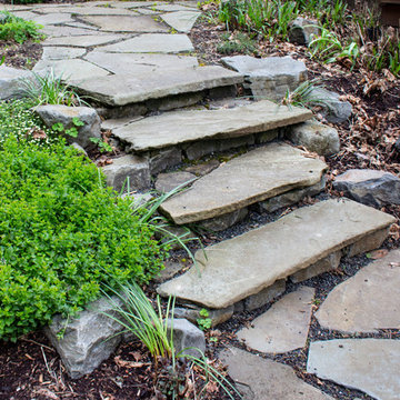 Mount Tabor Sloped Backyard