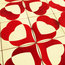 Hearts Ceramic Tile Mural, 4 Tiles