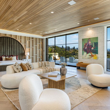 1414 Donhill Drive Modern Beverly Hills Mansion Master Bedroom
