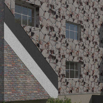 Exterior stone homes
