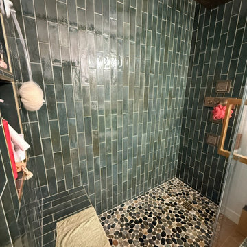 outdated bathroom updated