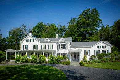 Example of a classic exterior home design in Other