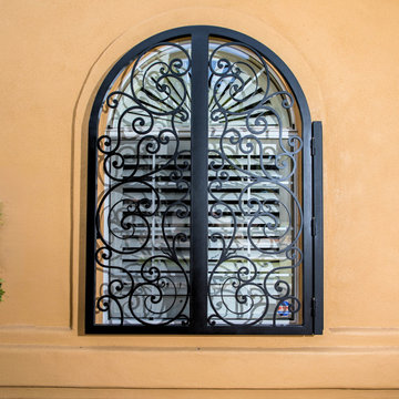 Hinged Iron Window Guard