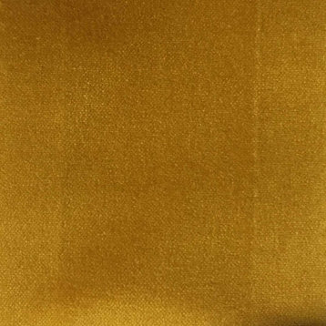Bowie Cotton Velvet Upholstery Fabric, Antique Gold