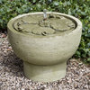 Lily Pond Garden Water Fountain, Natural