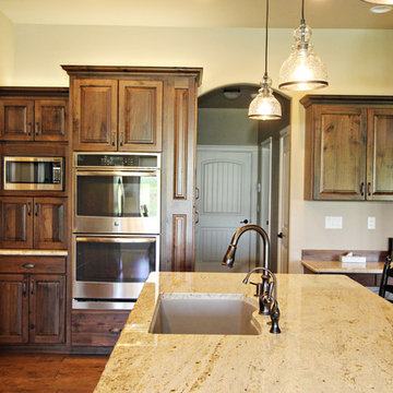 Knotty Walnut & Knotty Alder Custom Kitchen